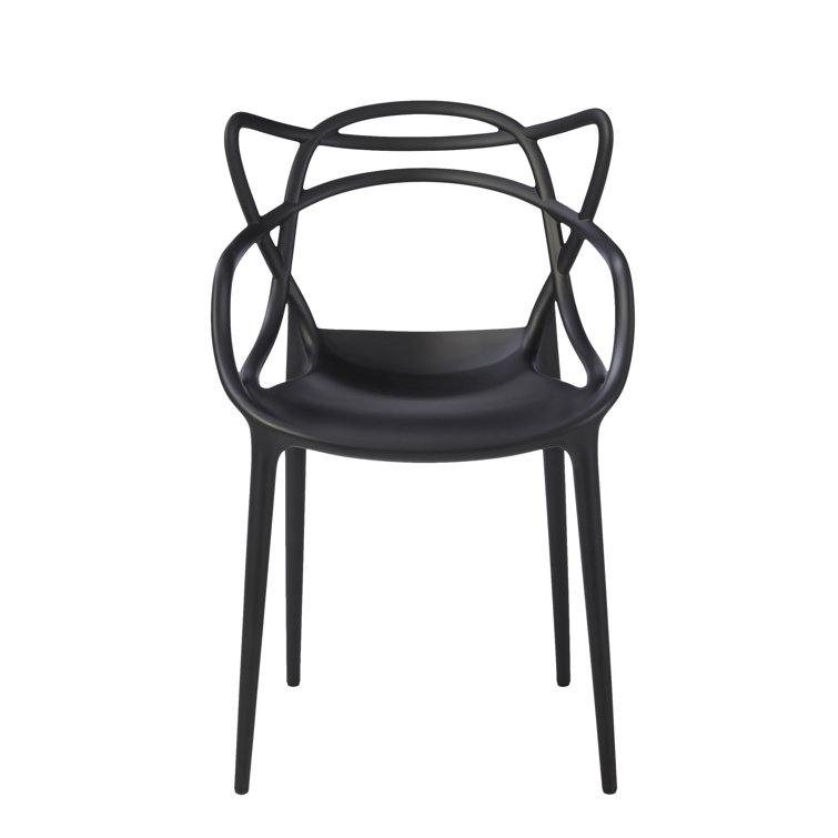 Masters Fusion Tribute Black Stackable Chair by Philippe Starck