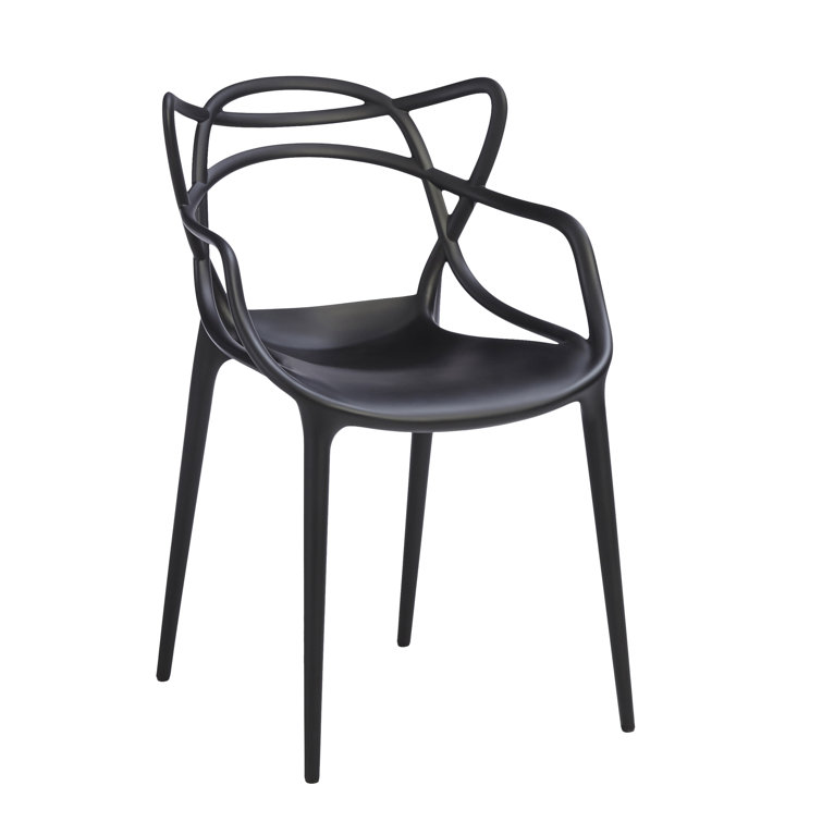 Masters Fusion Tribute Black Stackable Chair by Philippe Starck