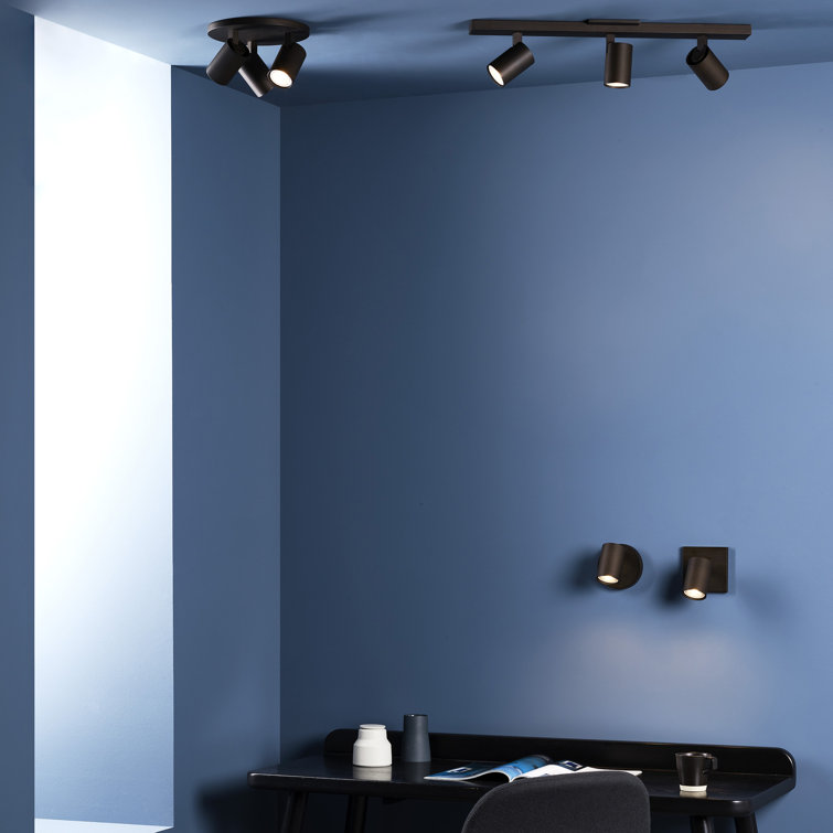 Matt Nickel Adjustable LED Indoor Spotlight