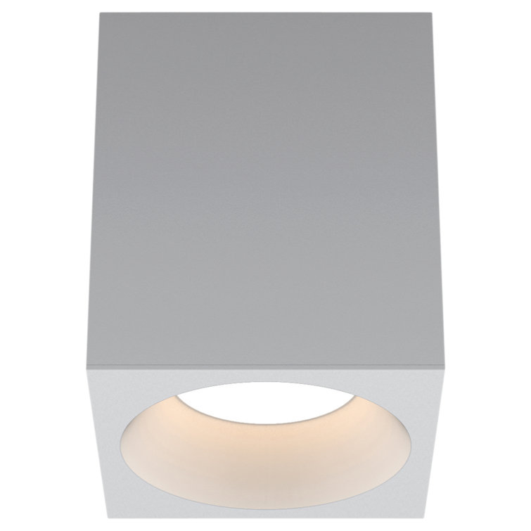 Textured Black Aluminum LED Indoor/Outdoor Flush Mount Light