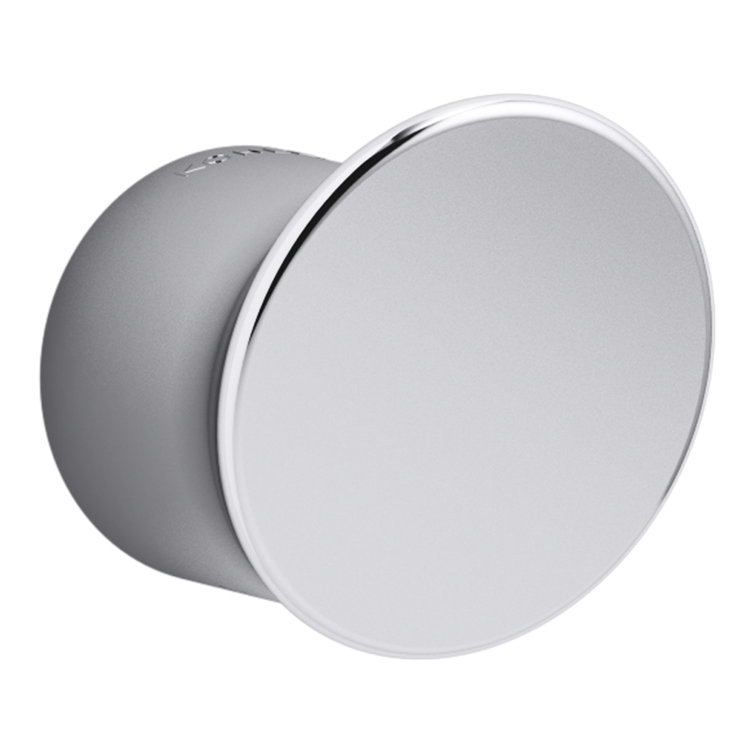 Bright Polished Silver Anodized Aluminum Wall Hook