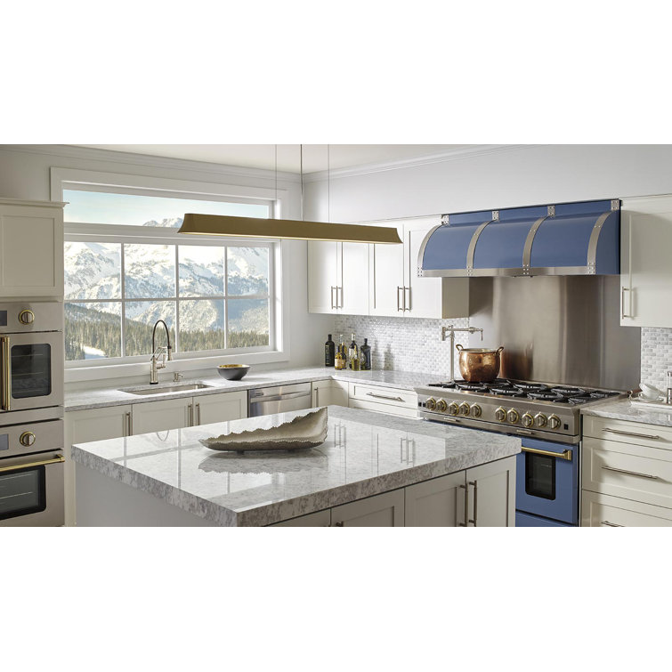 Luxe Gold Industrial Kitchen Faucet with Pull-out Spray