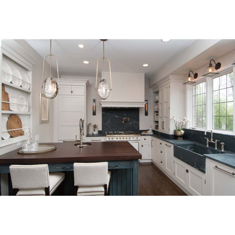 Luxe Gold Industrial Kitchen Faucet with Pull-out Spray