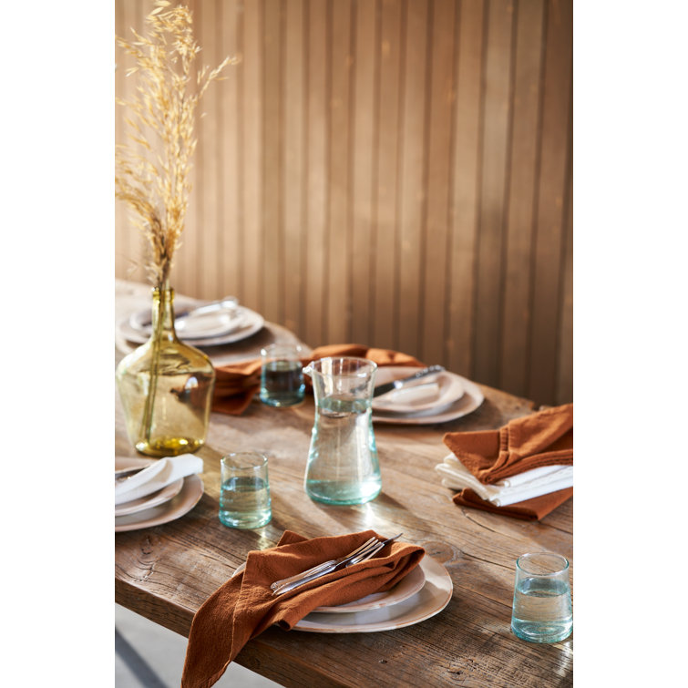 Rust Organic Cotton Textured Napkin Set of 4