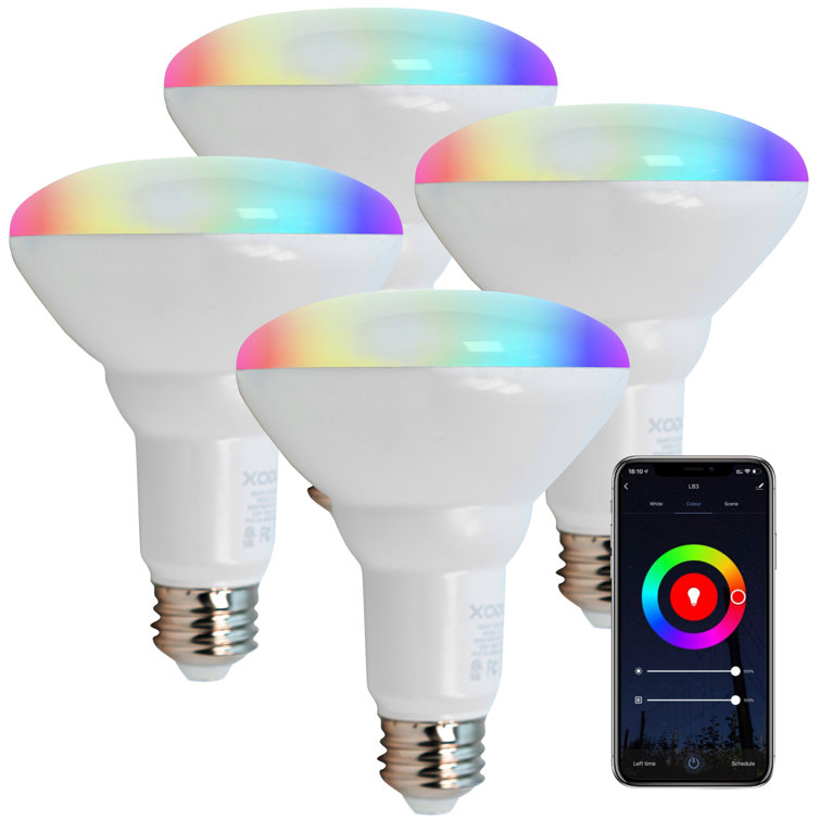 Multi-Color Dimmable LED Smart Bulbs with Voice Control