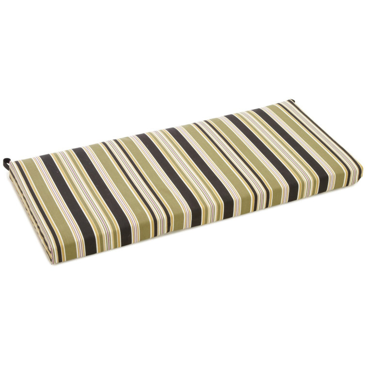 Classic Rectangular Outdoor Polyester Bench Cushion, 51" x 19"
