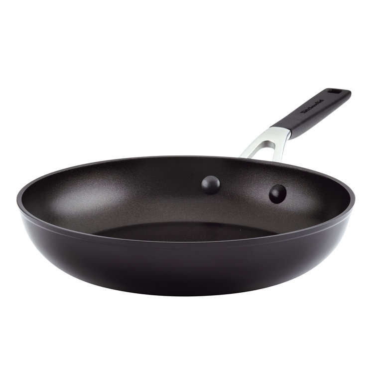 10-Inch Onyx Black Aluminum Nonstick Frying Pan