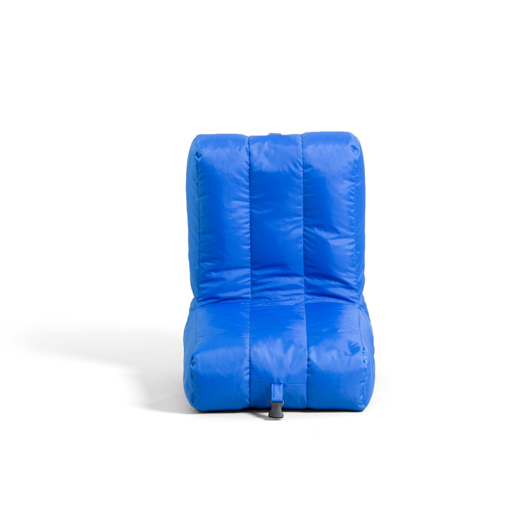 Pacific Blue Polyester Grab & Go Outdoor Bean Bag Chair