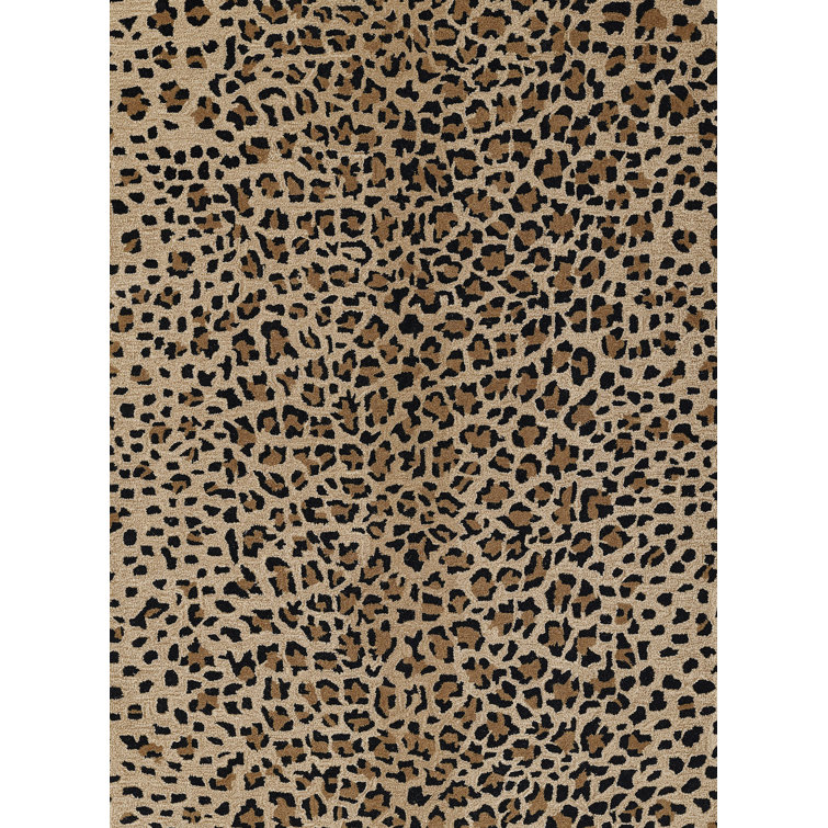 Hand-Tufted Wool Animal Print 9' x 12' Area Rug