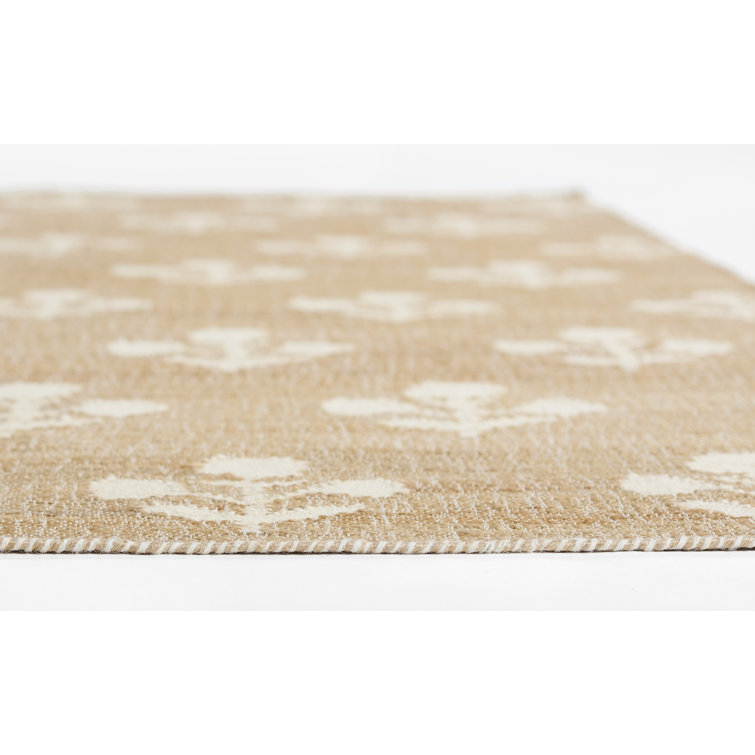 Orchard Handwoven Ivory Jute and Wool 5' x 8' Modern Rug