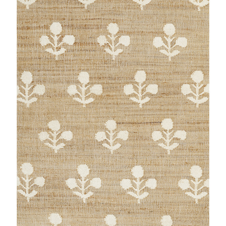 Orchard Handwoven Ivory Jute and Wool 5' x 8' Modern Rug