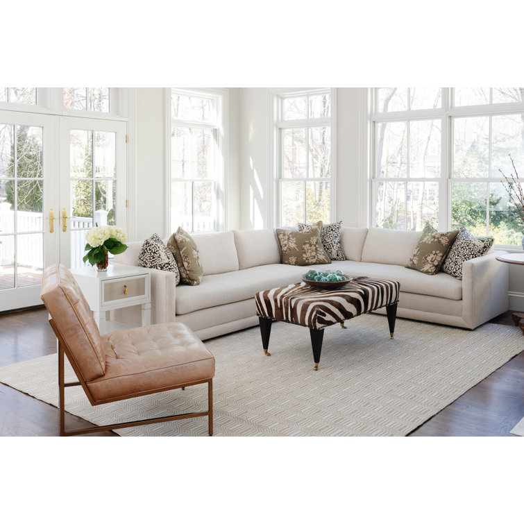 Beige Geometric Flat Woven Reversible Runner Rug