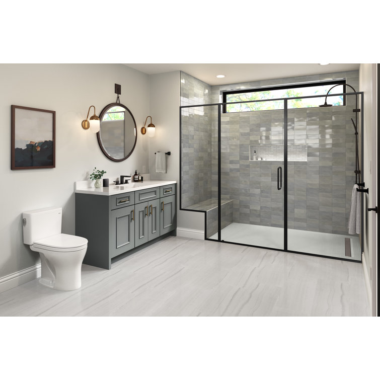 Passion 3" x 8" Glossy Gray Porcelain Wall Tile