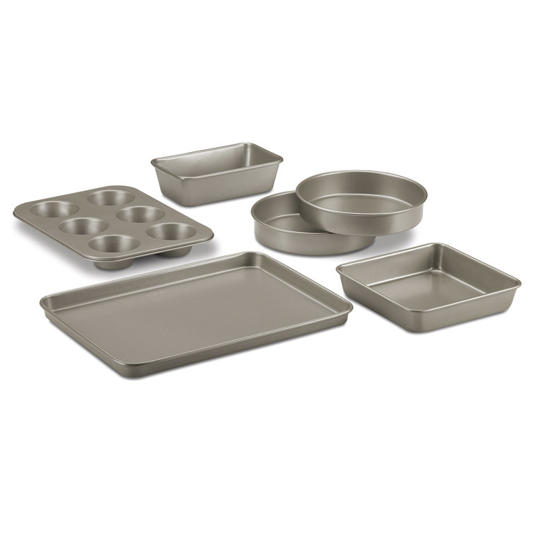 Champagne Non-Stick Steel 6-Piece Bakeware Set