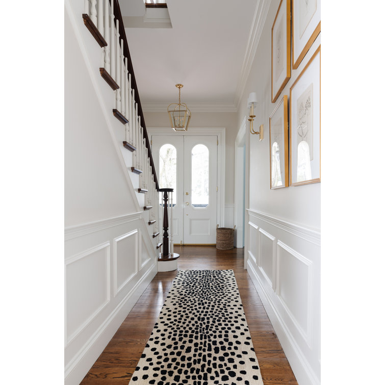 Handmade Red Wool Tufted Rectangular 10' x 14' Rug