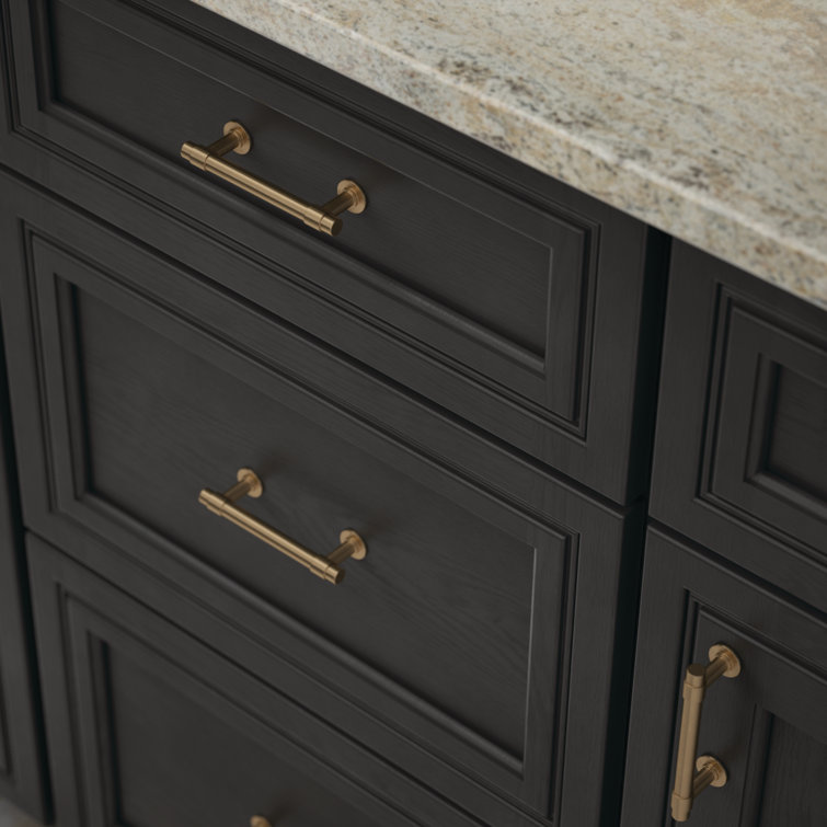 Francisco 5-Pack Champagne Bronze Antimicrobial Cabinet Bar Pulls