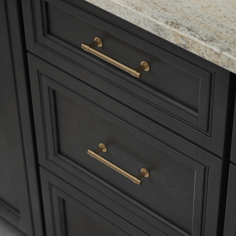 Francisco 5-Pack Champagne Bronze Antimicrobial Cabinet Bar Pulls