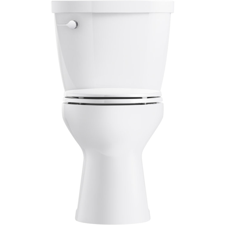 White High Efficiency Two-Piece Elongated Toilet