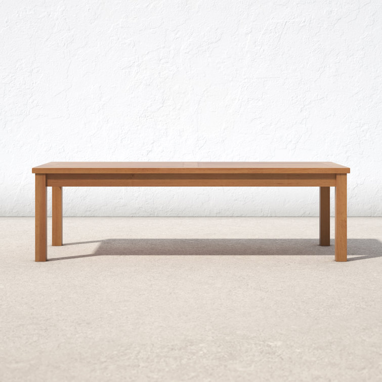 Upland Outdoor Patio Teak Wood Coffee Table
