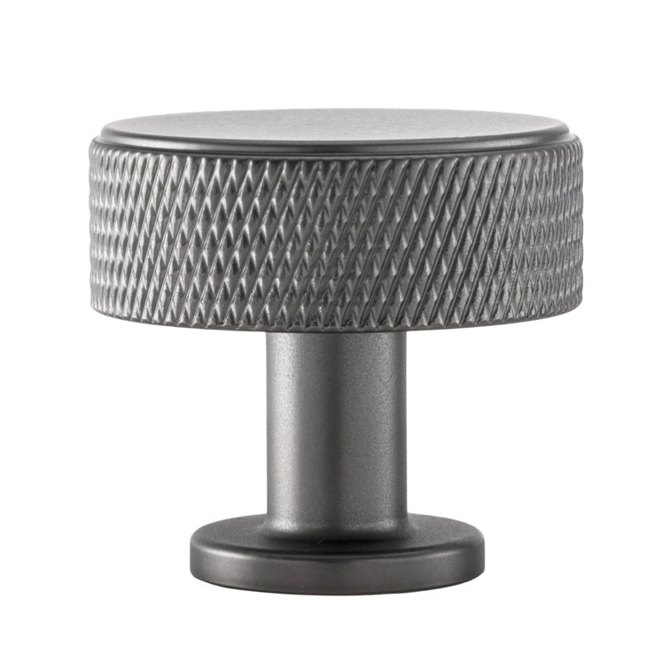 Kent Knurled 1-3/8" Round Nickel Industrial Cabinet Knob