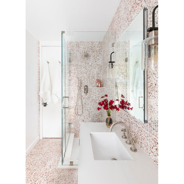 Elegante 8'' Polished Nickel Transitional Widespread Faucet