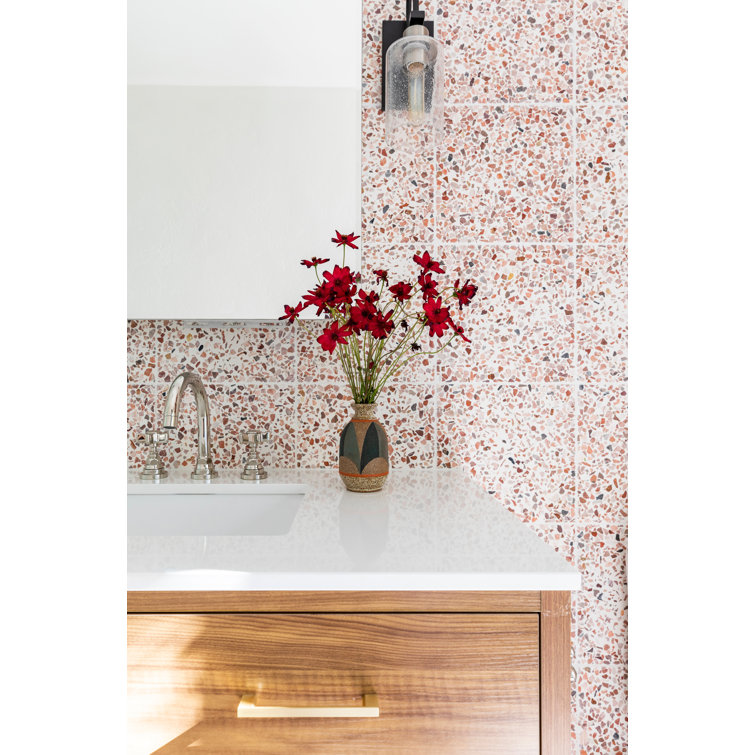 Elegante 8'' Polished Nickel Transitional Widespread Faucet