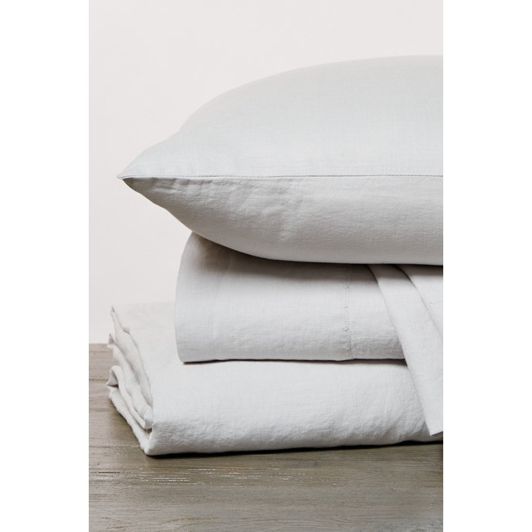 Full Size Fog Organic Cotton Percale Sheet Set