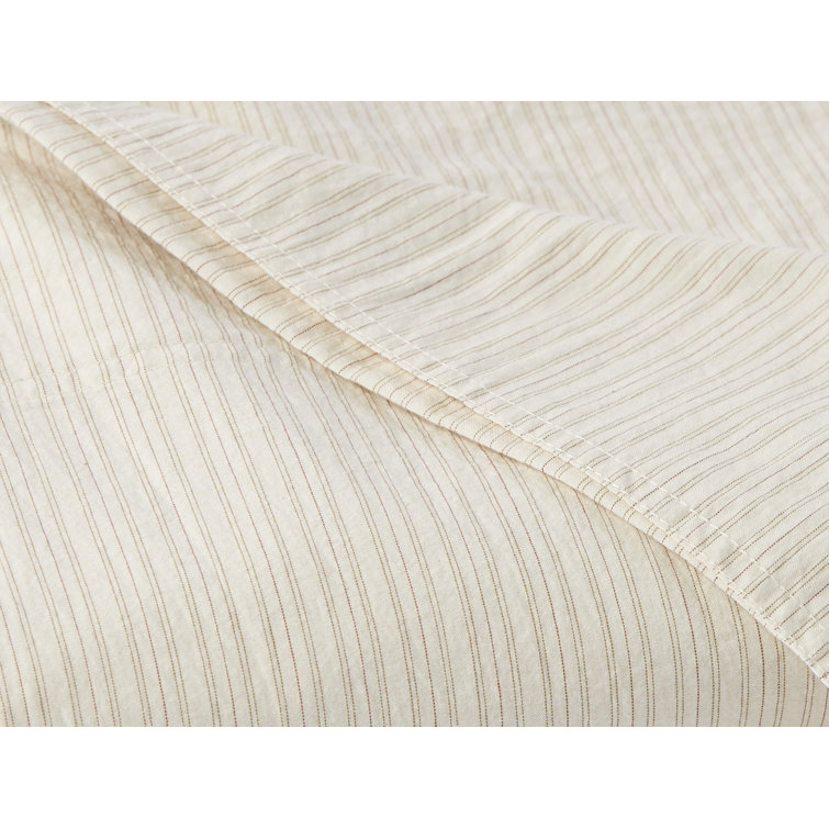 Ginger Organic Cotton Percale Queen Fitted Sheet Set