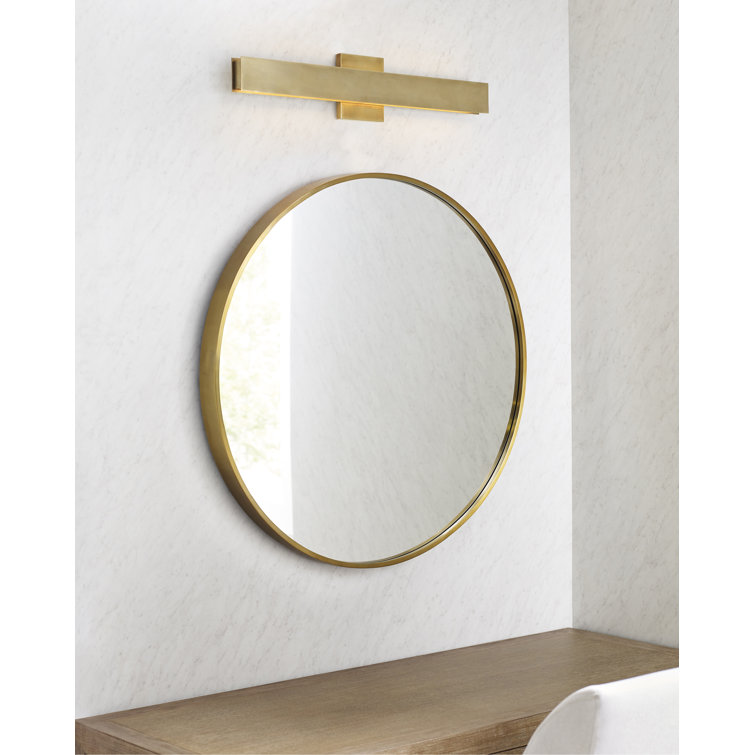 Bauhaus Nightshade Black LED Bath Bar with Acrylic Shade