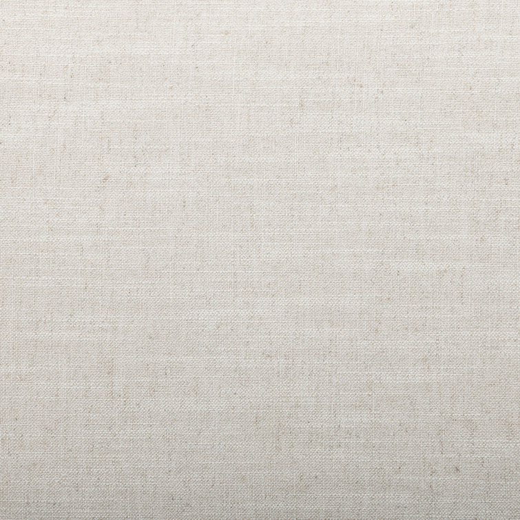 Contemporary Gray Upholstered Bench with Sliding Tray