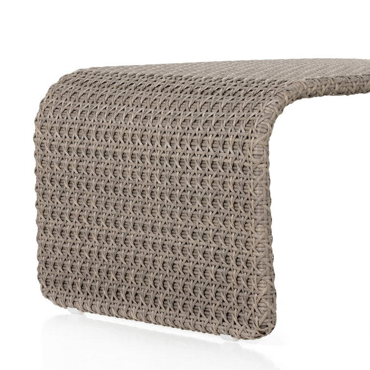 Breckin 27.5'' Outdoor Wicker Chaise Lounge