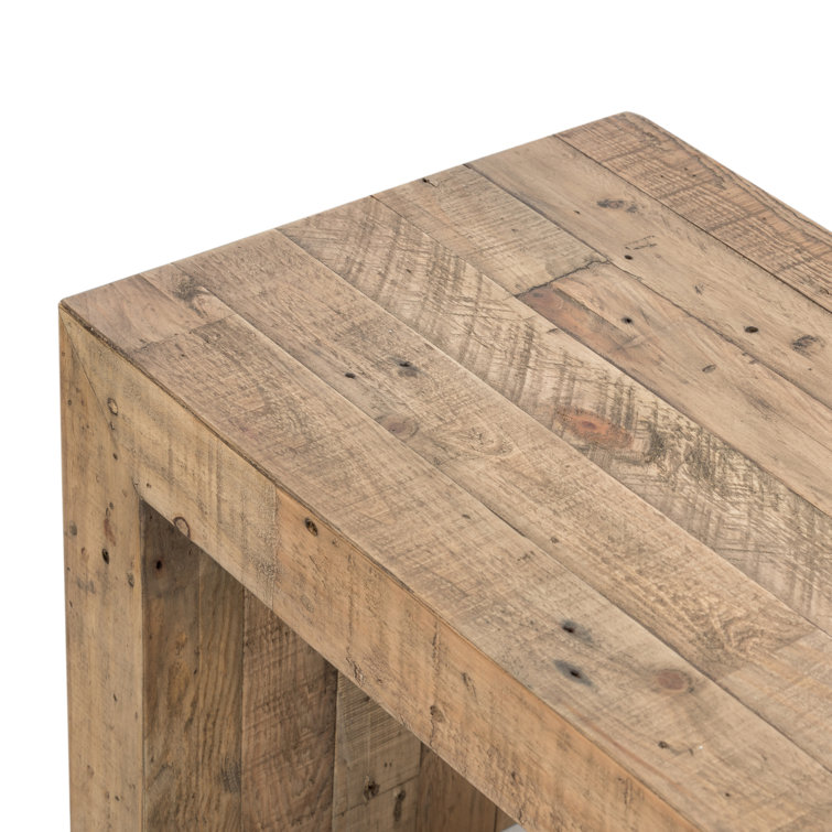 Ruskin 85'' Sierra Rustic Natural Solid Wood Dining Bench
