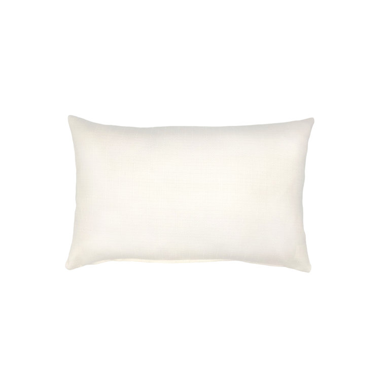 Summer Classic White Dralon Acrylic Outdoor Pillow
