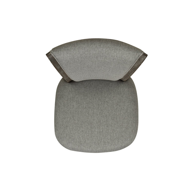Henry Heathered Grey Oak 27" Swivel Counter Height Bar Stool