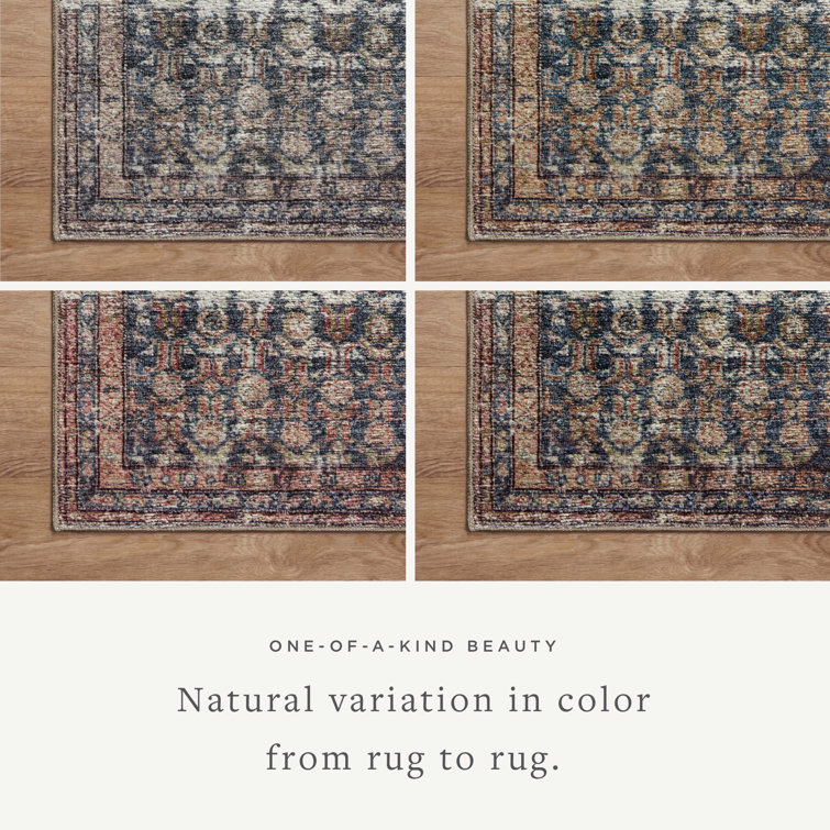 Handmade Black Synthetic Rectangular Stain-Resistant Area Rug