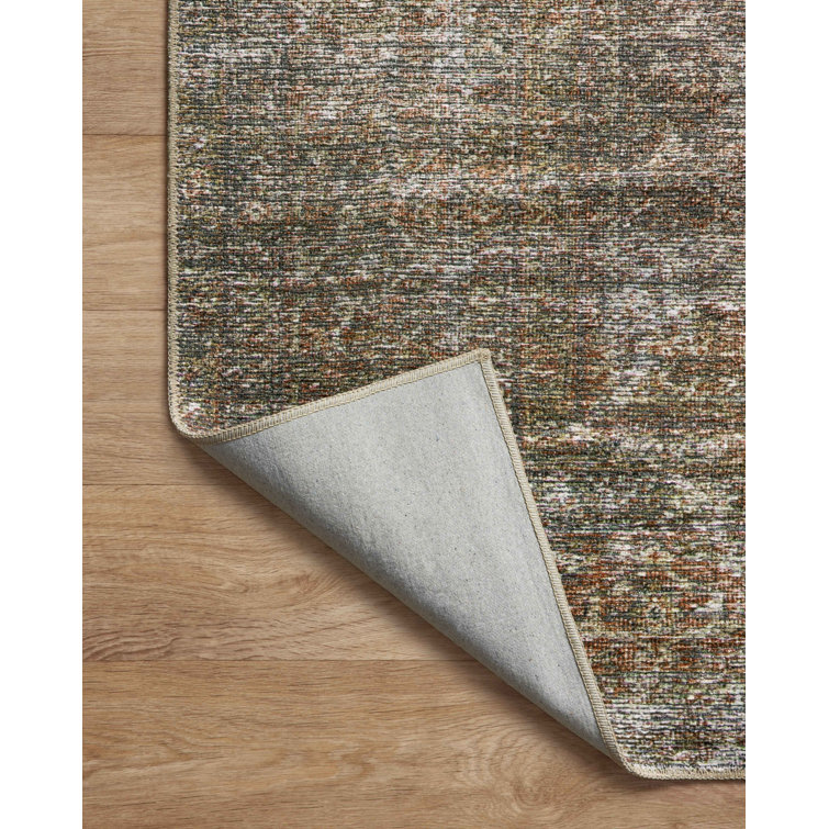 Handmade Ivory Rectangular Stain-Resistant Synthetic Rug 7'6" x 9'6"