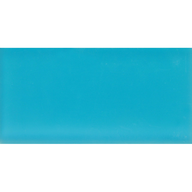 Laguna Blue 3" x 6" Matte Glass Subway Tile
