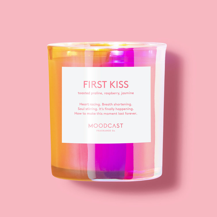 First Kiss Scented Candle with Jasmine and Raspberry