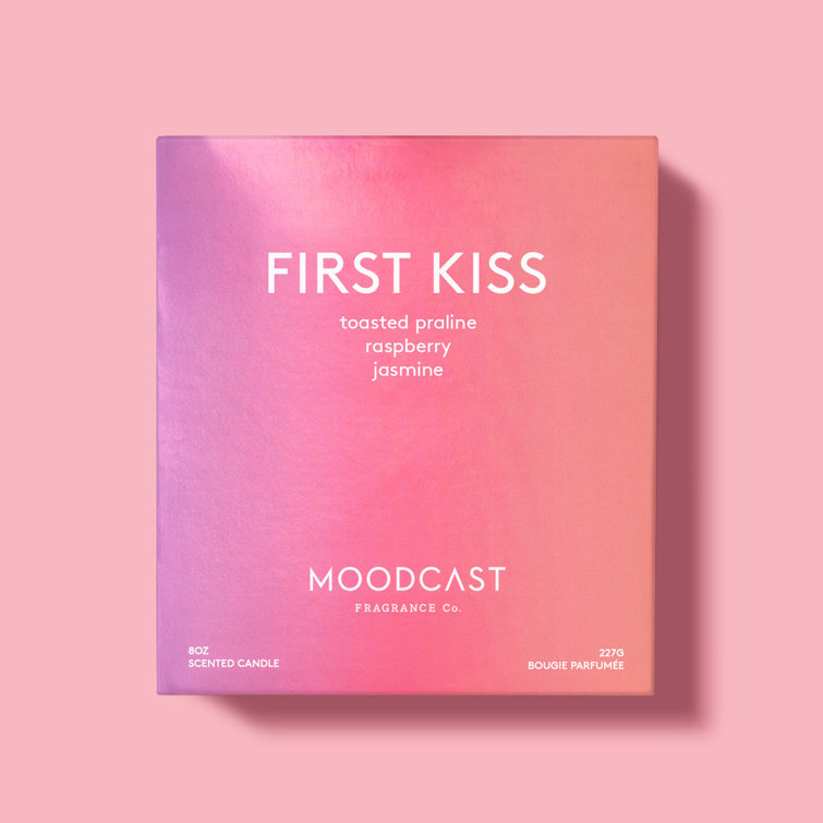 First Kiss Scented Candle with Jasmine and Raspberry