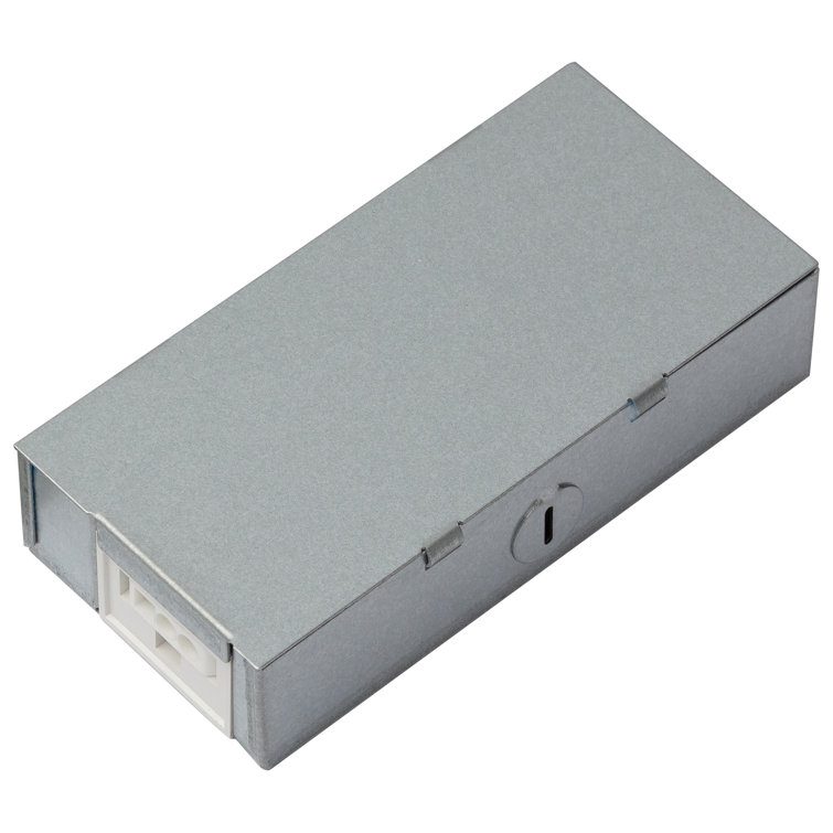 CounterQuick Metal Under Cabinet LED Junction Box, White