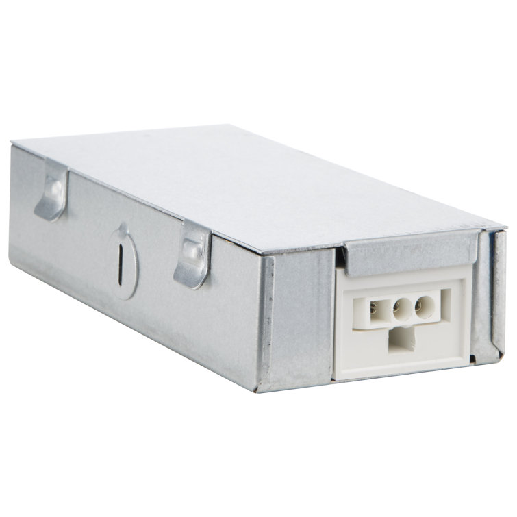 CounterQuick Metal Under Cabinet LED Junction Box, White