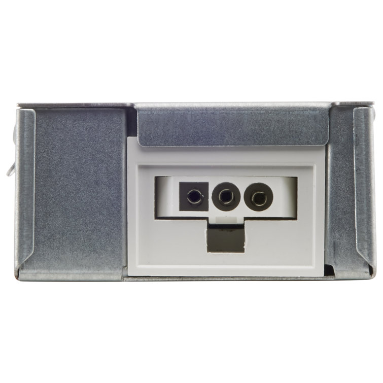 CounterQuick Metal Under Cabinet LED Junction Box, White
