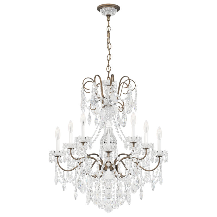 Etruscan Gold Heritage Crystal 10-Light Empire Chandelier