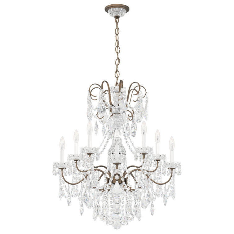 Etruscan Gold Heritage Crystal 10-Light Empire Chandelier