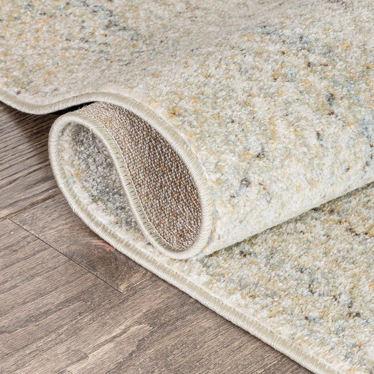 Rodeo Chindi 5' x 3' Green Ivory Braided Bohemian Vintage Rug
