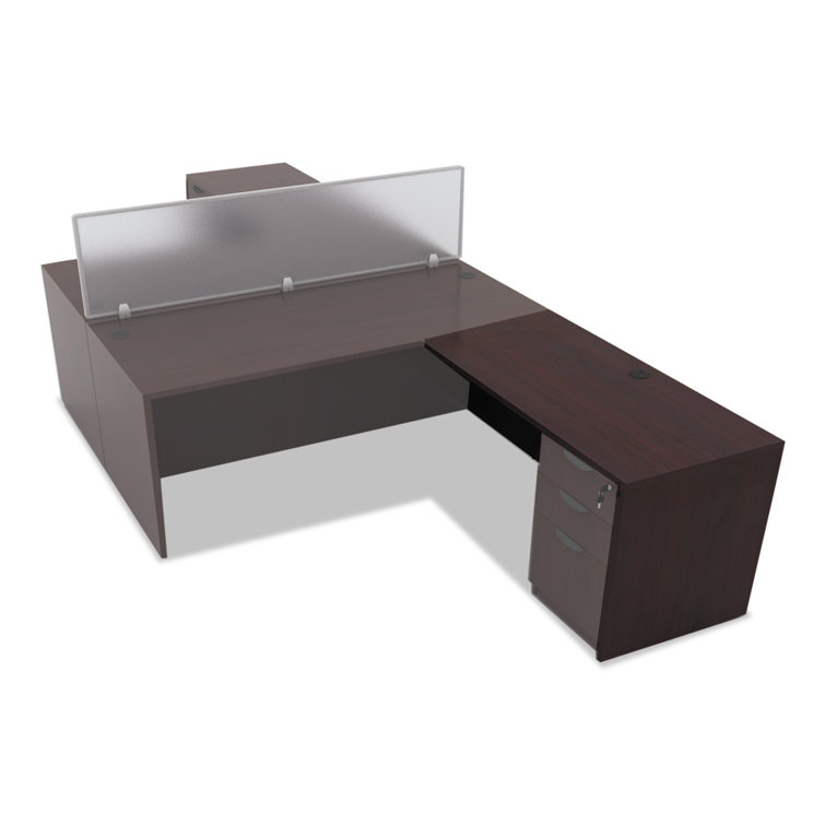 Valencia Mahogany Reversible Desk Bridge and Connector