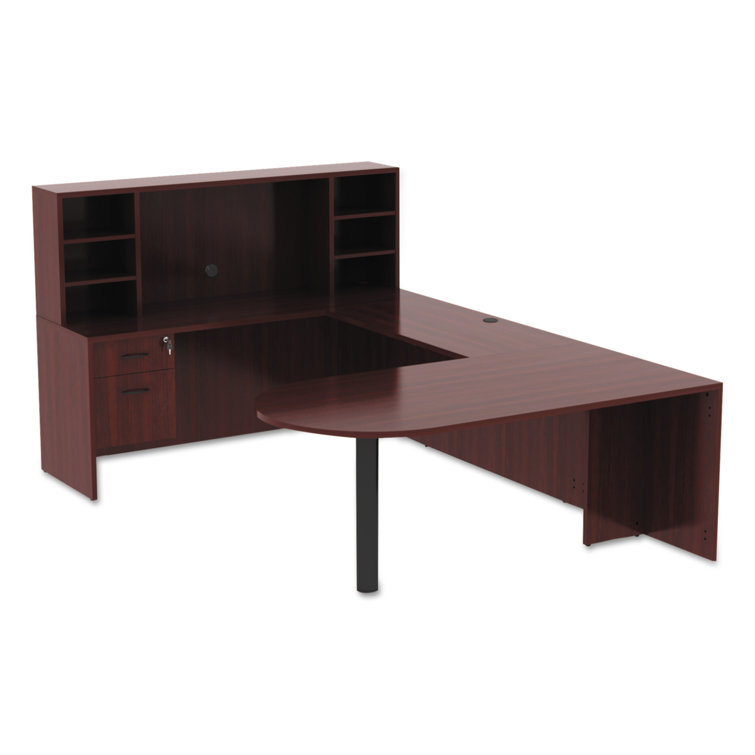 Valencia Mahogany Reversible Desk Bridge and Connector