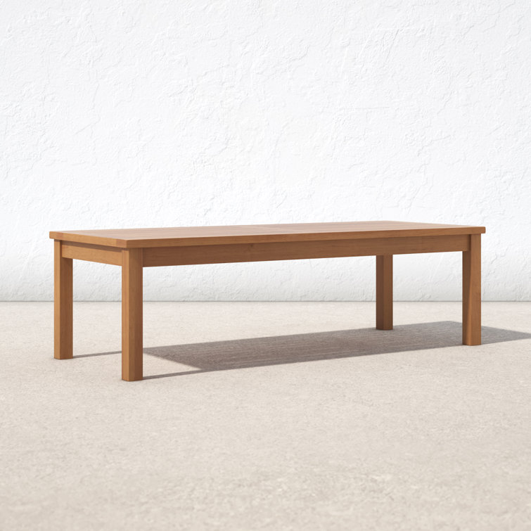 Upland Outdoor Patio Teak Wood Coffee Table