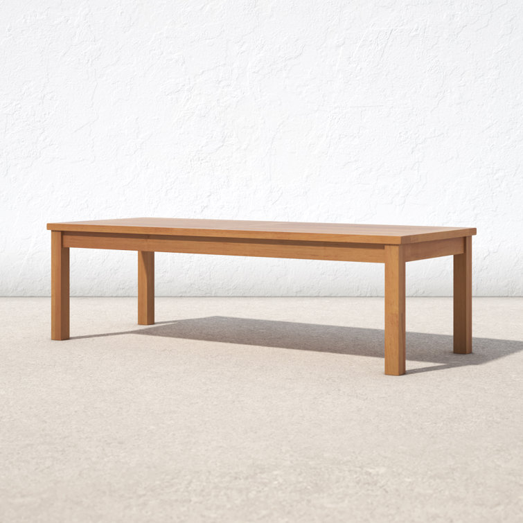 Upland Outdoor Patio Teak Wood Coffee Table