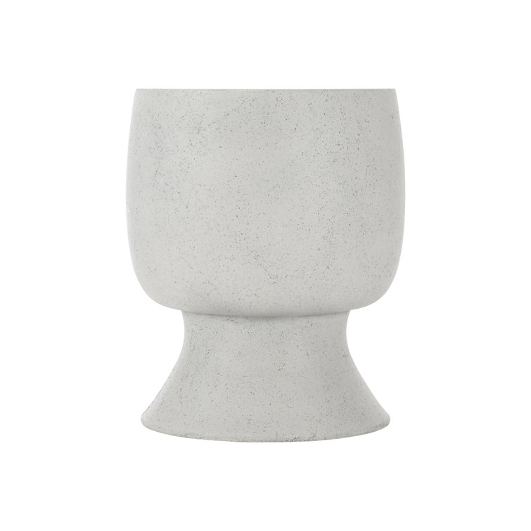 Sayle 20" Round Cast Concrete Gray Side Table